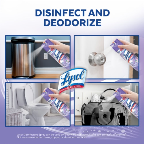 Lysol® Early Morning Breeze Scent Disinfectant Spray Perspective: right