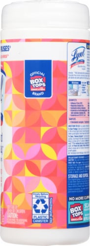 Lysol® Brand New Day Scent Disinfecting Wipes Perspective: right