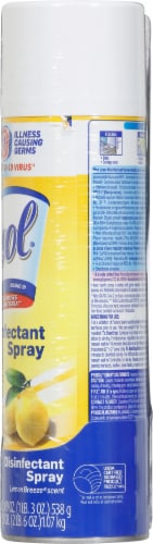 Lysol Lemon Breeze Disinfectant Spray Perspective: right