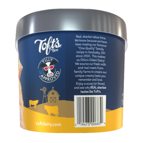 Toft's® Tropical Sherbet Tub Perspective: right