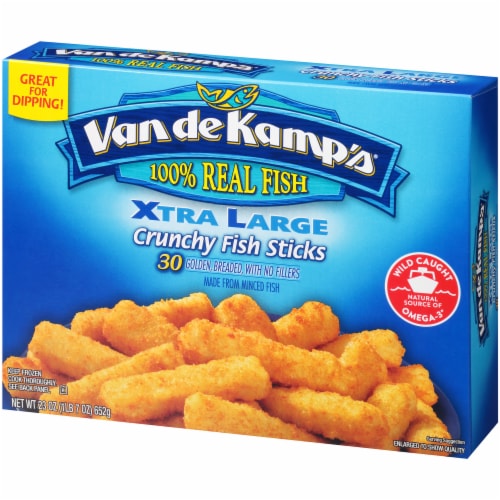 Van de Kamp's Xtra Large Crunchy Fish Sticks Perspective: right