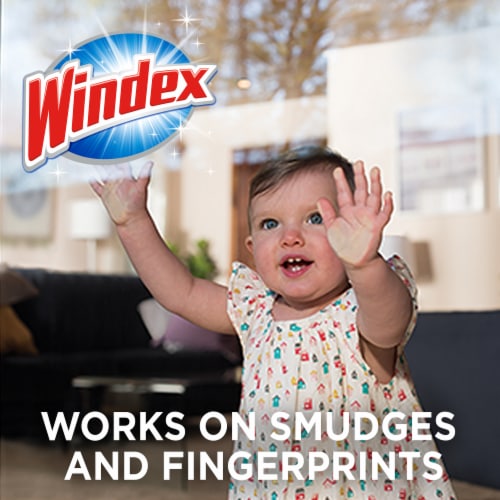 Windex Original Wipes Glass Window and Surface Pre-Moistened Cleaning Wipes Perspective: right