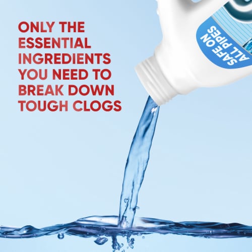 Drano Balance Clog Remover Drain Declogger with Only Essential Ingredients Perspective: right