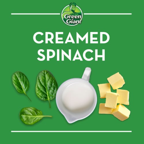 Green Giant Simply Steam Creamed Spinach Perspective: right