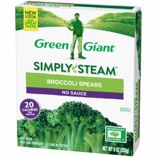 Green Giant Steamers Broccoli Spears Perspective: right