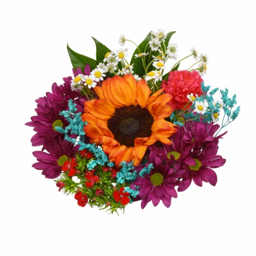 Boho Blooms Sunshine Bouquet Perspective: right