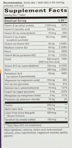 Nature's Way Alpha Betic® Multi Vitamin Tablets Perspective: right
