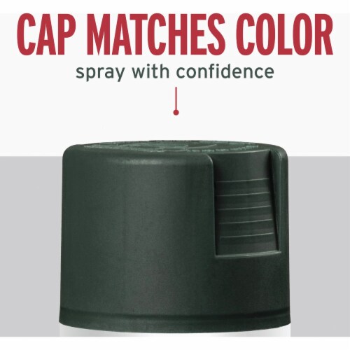 Rust-Oleum® Stops Rust® Satin Spray Paint - Hunter Green Perspective: right