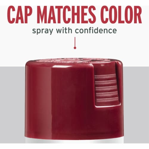 Rust-Oleum Stops Rust Burgundy Gloss Anti-Rust Spray Paint Perspective: right
