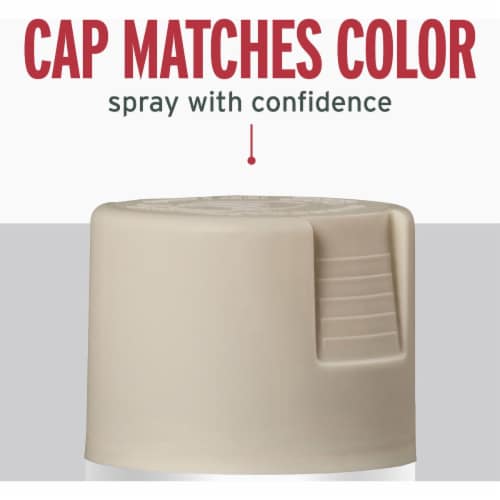 Rust-Oleum® Stops Rust® Satin Protective Enamel Spray Paint - Shell White Perspective: right