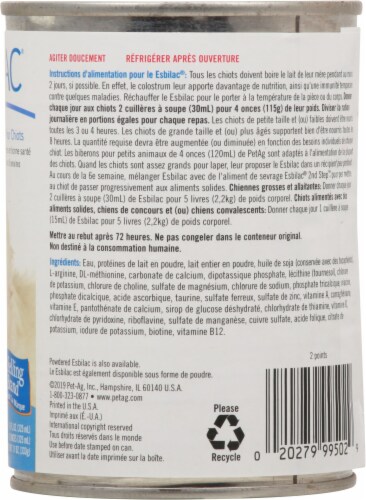 PetAg Esbilac Puppy Milk Replacer Perspective: right