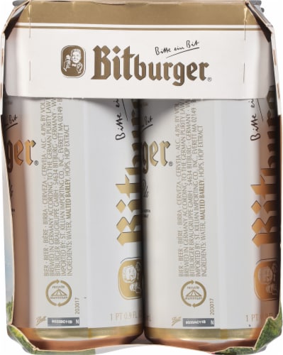 Bitburger Premium Beer Perspective: right
