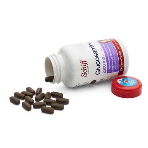 Schiff Glucosamine Joint Health Coated Tablets 2000mg Perspective: right