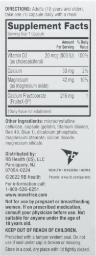 Move Free® Ultra Move Muscle Joint Bone Easy Dissolve Capsules Dietary Supplement Perspective: right