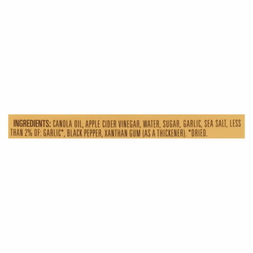 Newman's Own Garlic Vinaigrette & Marinade Salad Dressing Perspective: right