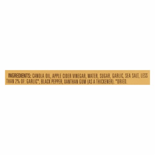 Newman's Own Garlic Vinaigrette & Marinade Dressing Perspective: right