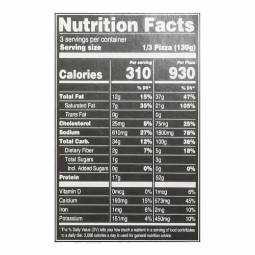 Newman's Own Authentic Italian Stone-Fired Crust Spinach & Formaggi Pizza Perspective: right