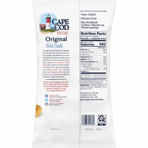 Cape Cod® Original Kettle Potato Chips Perspective: right