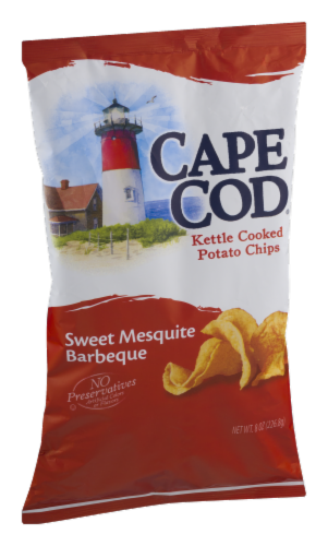 Cape Cod Sweet Mesquite Barbeque Kettle Cooked Potato Chips Perspective: right