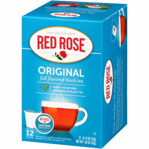 Red Rose Original Black Tea Single Serve Cups Perspective: right