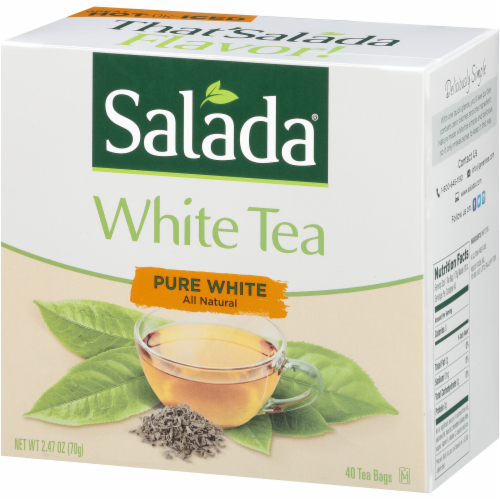 Salada All Natural Pure White Tea Bags Perspective: right