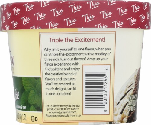 Turkey Hill® Trio'politan® Mint Cookie Ice Cream Perspective: right