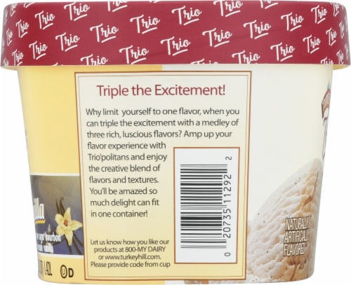 Turkey Hill® Trio'politan® Triple Vanilla Ice Cream Perspective: right