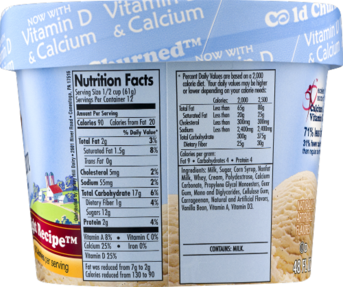 Turkey Hill® Light Vanilla Bean Ice Cream Perspective: right