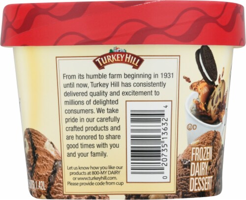Turkey Hill® Double Dunker Frozen Dairy Dessert Tub Perspective: right