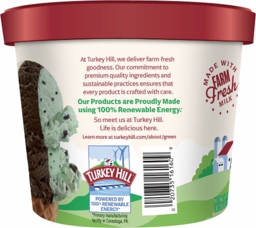 Turkey Hill® Triopolitan® Mint Cookie Ice Cream
