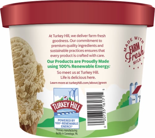 Turkey Hill® Colombian Coffee Ice Cream Tub Perspective: right