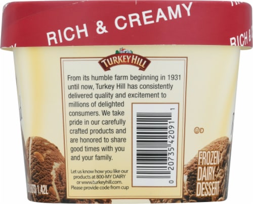 Turkey Hill® Rocky Road Ice Cream Perspective: right