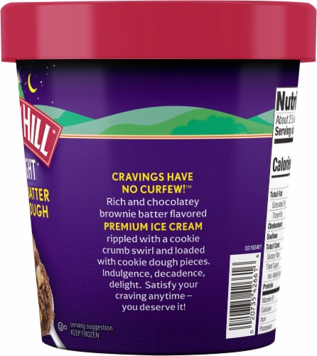 Turkey Hill® Late Night™ Brownie Batter Cookie Dough Ice Cream Pint
