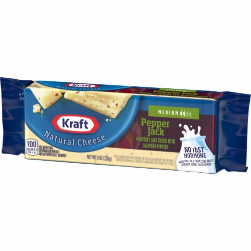 Kraft Pepper Jack Medium Block Cheese Perspective: right