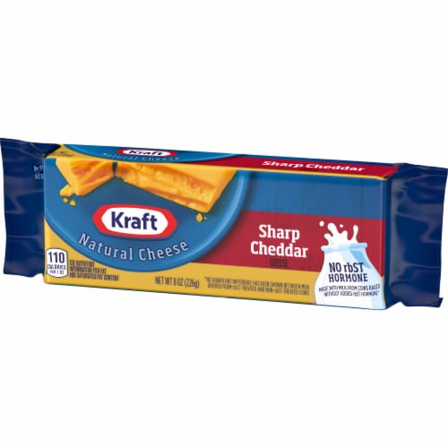 Kraft Sharp Cheddar Block Cheese Perspective: right