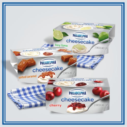 Philadelphia Cherry Cheesecake Cups, Pack, Cups Perspective: right