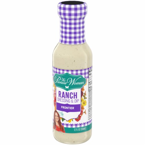 The Pioneer Woman Frontier Ranch Salad Dressing & Dip, Bottle Perspective: right