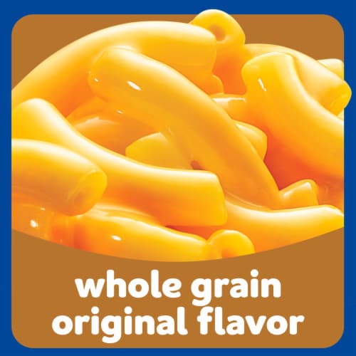 Kraft Original Mac N Cheese Macaroni and Cheese Dinner with Whole Grain Pasta Perspective: right
