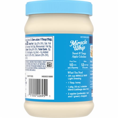 Miracle Whip Light Mayo-Like Dressing, 15 fl oz - Fry's Food Stores