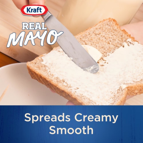 Kraft Real Mayo Creamy & Smooth Mayonnaise Perspective: right