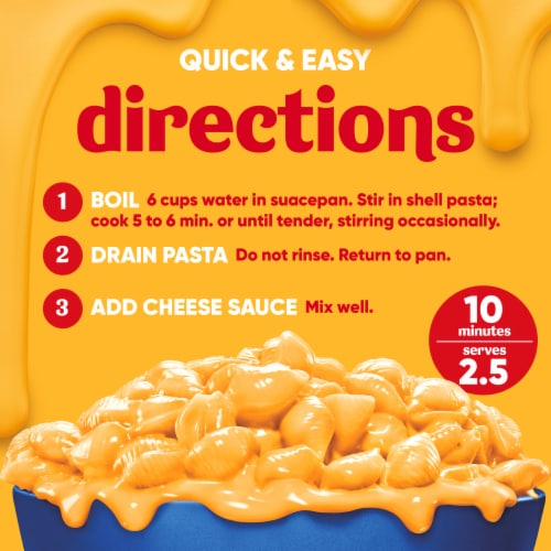 Velveeta Shells & Cheese Original Shell Pasta & Cheese Sauce Meal Perspective: right