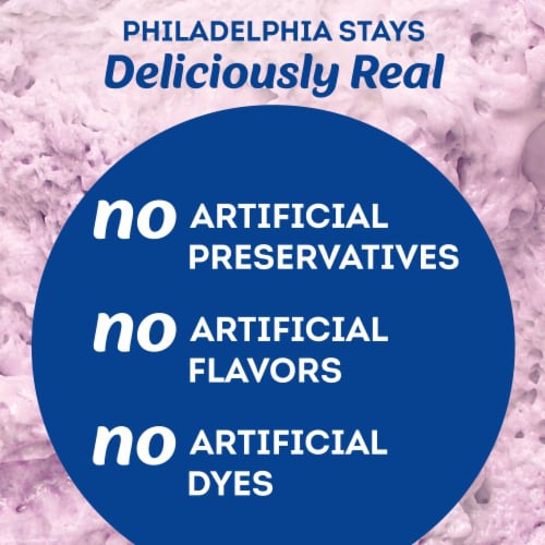 Philadelphia Mixed Berry Whipped Cream Cheese Spread Perspective: right