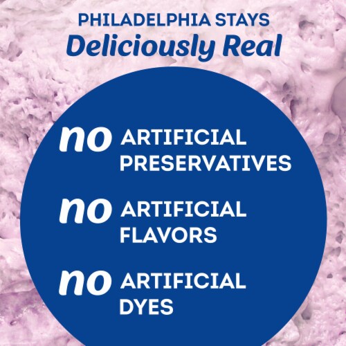 Philadelphia Mixed Berry Whipped Cream Cheese Spread Perspective: right