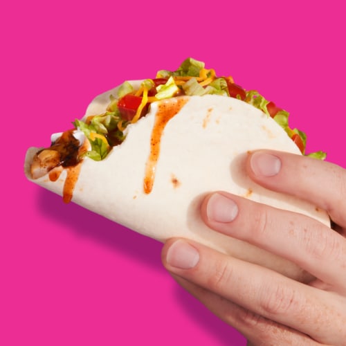 Taco Bell Soft Taco Dinner Kit with Ten Soft Tortillas Mild Sauce & Seasoning Perspective: right