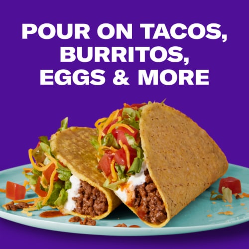 Taco Bell Fire Sauce Perspective: right