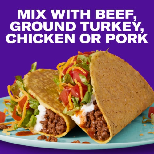 Taco Bell Mild Taco Seasoning Mix Perspective: right
