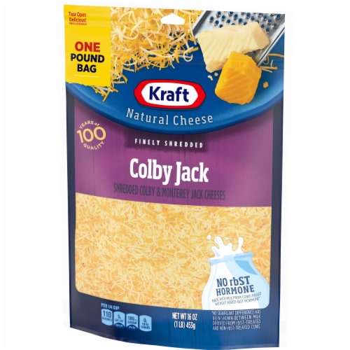 Kraft Colby Jack Finely Shredded Cheese Perspective: right
