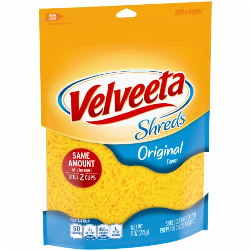 Velveeta Shreds Original Flavored Shredded Cheese Perspective: right
