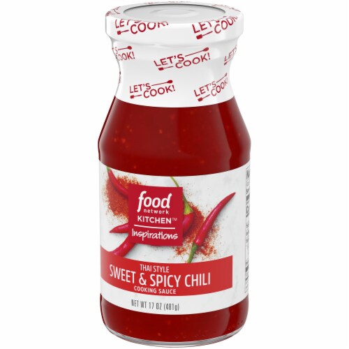 Food Network Sweet & Spicy Chili Cooking Sauce Perspective: right