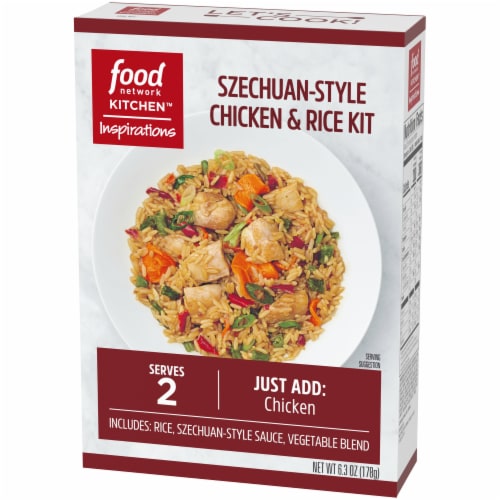 Food Network Kitchen Inspirations Spicy Szechuan-Style Chicken & Rice Meal Kit Perspective: right